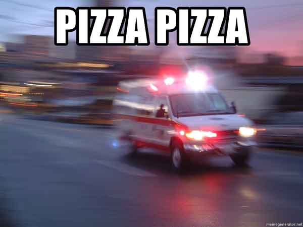 ambulans ve pizza